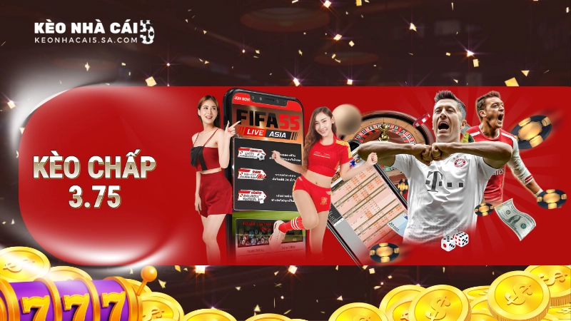 kèo chấp 3.75